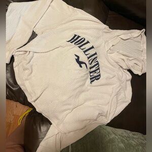 hollister hooded shirt